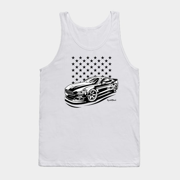 Mustang GT Ecoboost Tank Top by ASAKDESIGNS